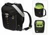 Basil Einzeltasche/Rucksack Miles schwarz lime